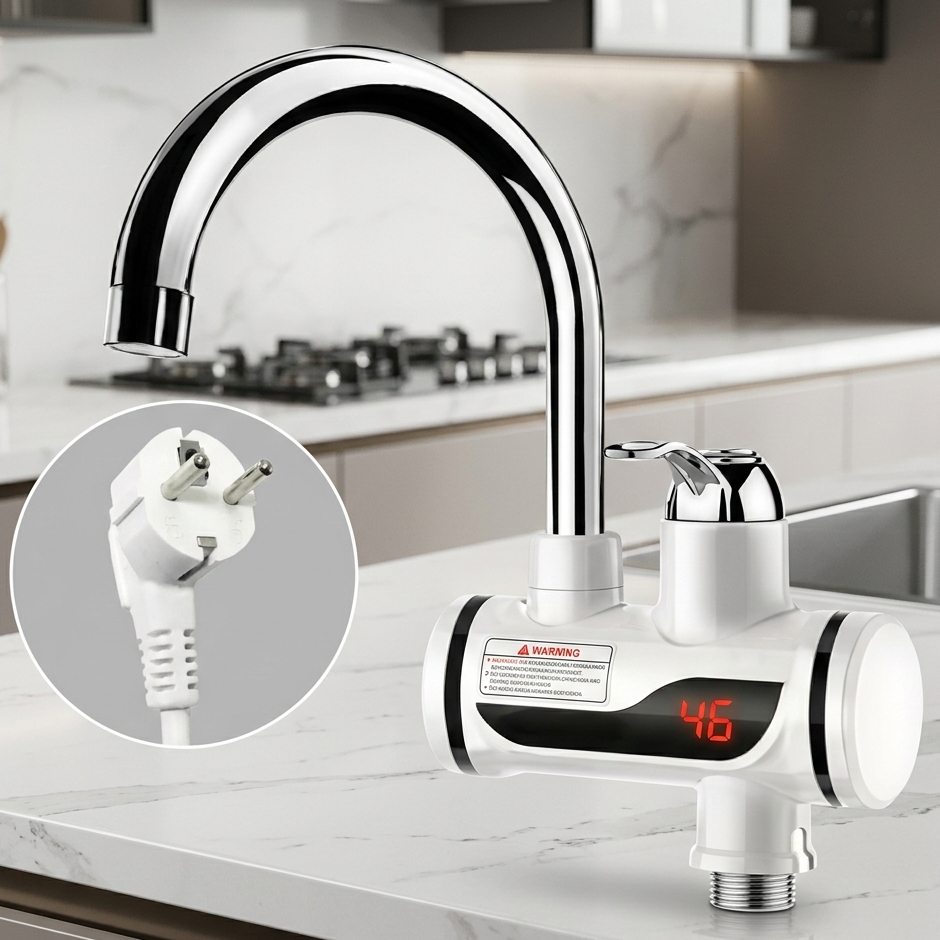 Electric Heating Water Faucet (Without Shower)