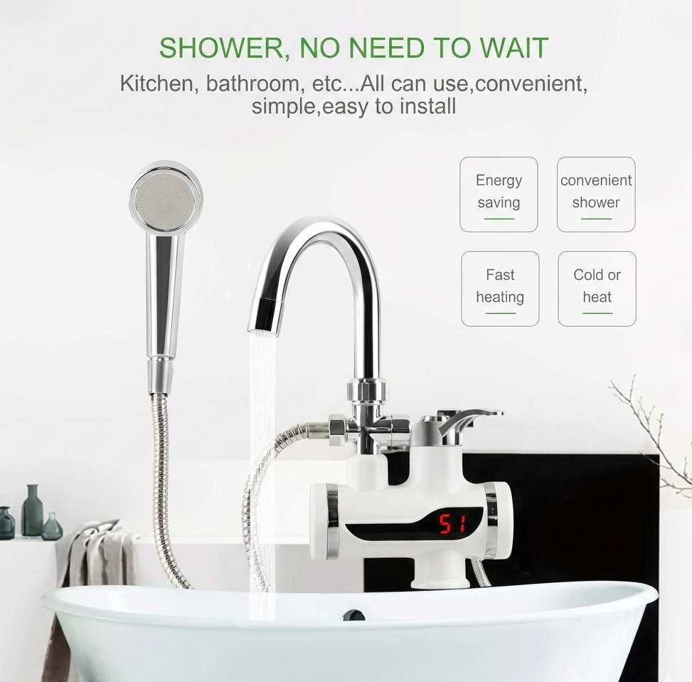 Electric Heating Water Faucet (Without Shower)