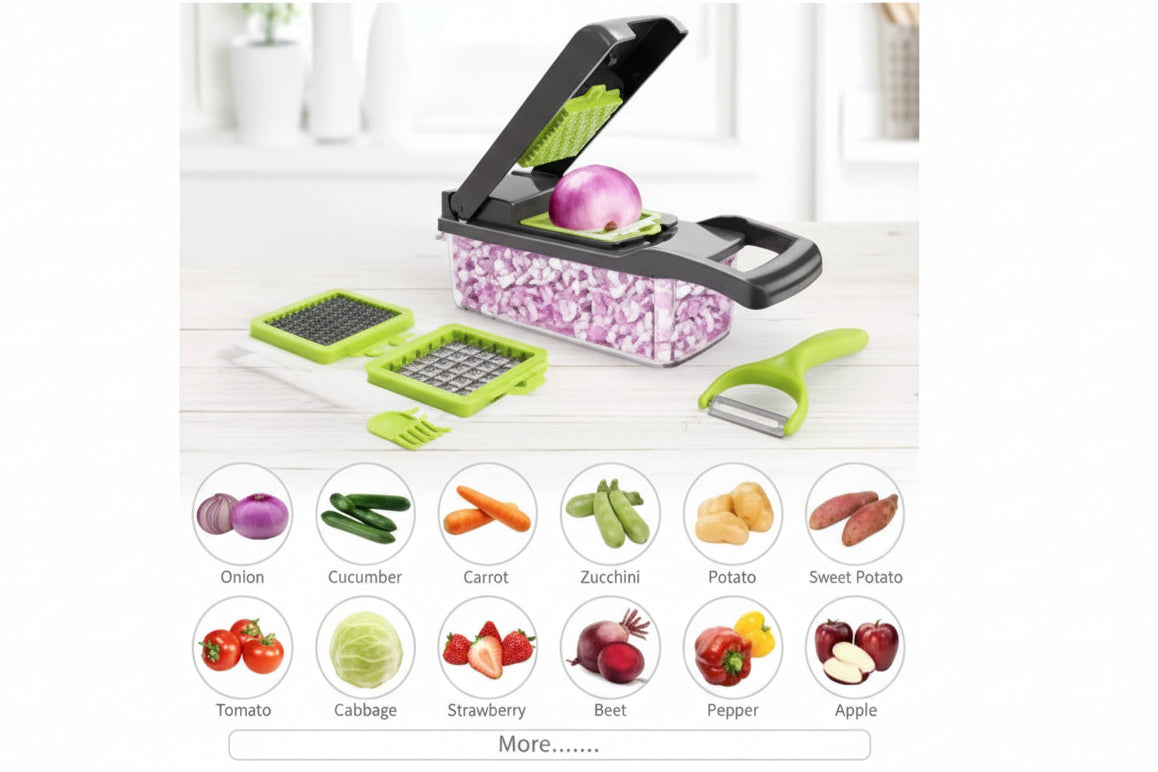 Vegetable Cutter Chopper and Slicer